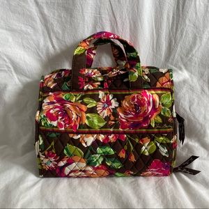 EUC Vera Bradley Hanging Toiletry Organizer Bag in English Rose